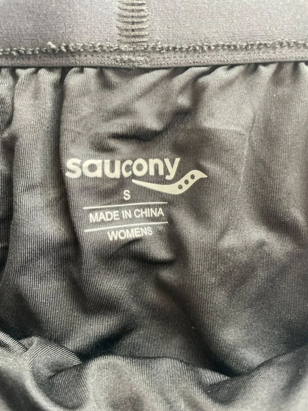 Saucony Outpace 5" Running Shorts Black Lightweight Breathable Women's Sz S NWT - Picture 7 of 8